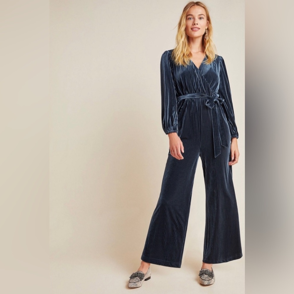 Anthropologie Ali & Jay Samantha Velvet Jumpsuit